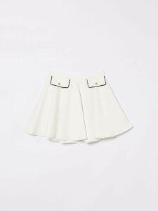 �G���U�x�b�^ �t�����L ELISABETTA FRANCHI LA MIA BAMBINA �~�j�o�b�O �X�J�[�g �K�[���Y �x�[�W�� Mini-skirts EFG02110GA022 �֐� �������� 2026SS gi