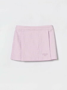 FENDI FENDI �~�j�o�b�O �X�J�[�g �K�[���Y �p�[�v�� Mini-skirts BFE054AS64 �֐� �������� 2026SS gi