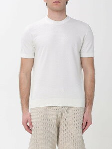 �p�I���y�R�� PAOLO PECORA �Z�[�^�[ �j�b�g�E�F�A �����Y �z���C�g Knitwear A047F100 �֐� �������� 2026SS gi