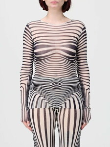 �W�����|�[���E�S���`�G JEAN PAUL GAULTIER T�V���c �g�b�v�X ���f�B�[�X T-shirts and tops 2601WTO446M019P Ecru �֐� �������� 2026SS gi
