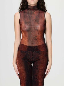 �W�����|�[���E�S���`�G JEAN PAUL GAULTIER T�V���c �g�b�v�X ���f�B�[�X �u���E�� T-shirts and tops 2601WTO410M012P �֐� �������� 2026SS gi