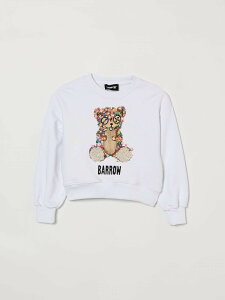 �o���E�L�b�Y BARROW KIDS �N���[�l�b�N�W�����p�[ �j�b�g�E�F�A �K�[���Y �z���C�g Crew neck jumpers S6BKJGSW123 �֐� �������� 2026SS gi