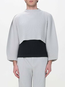 HOMME PLISSE' ISSEY MIYAKE �Z�[�^�[ �j�b�g�E�F�A �����Y �O���[ Knitwear HP66JK171 �֐� �������� 2026SS gi