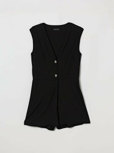 ���i���U MONNALISA �p�W���} �Z�b�g�A�b�v �K�[���Y �u���b�N Nightwear 41G2007231 �֐� �������� 2026SS gi