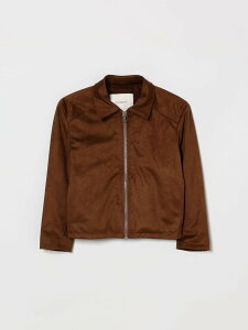 �p�I���y�R�� PAOLO PECORA �{���o�[�W���P�b�g �W���P�b�g �{�[�C�Y �u���E�� Bomber jackets PP4183 �֐� �������� 2026SS gi