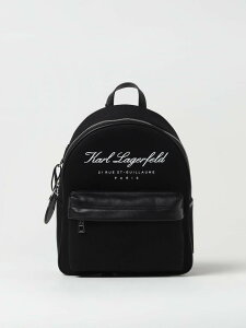�J�[�� ���K�[�t�F���h KARL LAGERFELD �����b�N�T�b�N �o�b�N�p�b�N ���f�B�[�X �u���b�N Backpacks and bum bags 231W3108 �֐� �������� 2026SS gi