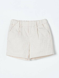 �t�F���f�B FENDI �p���c �V���[�g�p���c �x�r�[���j�Z�b�N�X �z���C�g Shorts BMF227AQTV �֐� �������� 2024SS gi