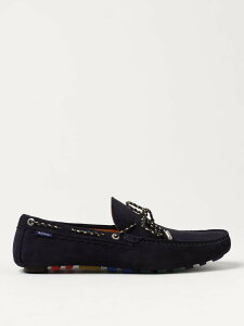 �|�[���X�~�X PAUL SMITH ���[�t�@�[ �����Y �u���[ Loafers M2SSFD20KSUE �֐� �������� 2025AW gi