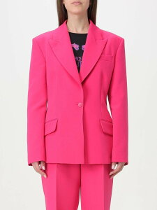 ���F���T�[�`�F�E�W�[���Y�E�N�`���[�� VERSACE JEANS COUTURE �X�[�c�W���P�b�g �X�[�c �W���P�b�g ���f�B�[�X �s���N Suit Jackets 76HAQ70276DP702 �֐� �������� 2024SS gi