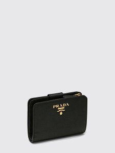 �v���_ PRADA �J�[�h�z���_�[ ���z ���f�B�[�X �u���b�N Wallets and Card Holders 1ML018QWA �֐� �������� 2026SS gi