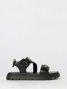 �G���U�x�b�^ �t�����L ELISABETTA FRANCHI LA MIA BAMBINA �o���G�V���[�Y �V���[�Y �K�[���Y �u���b�N Ballet flats F4A2E05861733 �֐� �������� 2026SS gi