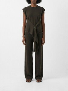 �����[�� LEMAIRE T�V���c �g�b�v�X ���f�B�[�X �u���E�� T-shirts and tops PO0002LK087 �֐� �������� 2026SS gi