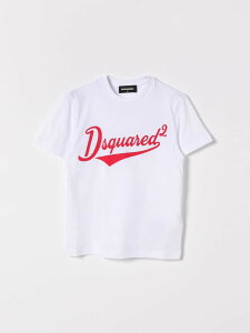 �f�B�[�X�N�G�A�[�h DSQUARED2 �����O�X���[�uT�V���c T�V���c �{�[�C�Y �z���C�g Long sleeve t-shirts DQ3171D0ACD White �֐� �������� 2026SS gi