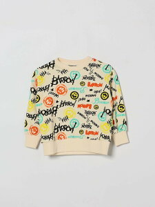 �o���E�L�b�Y BARROW KIDS �N���[�l�b�N�W�����p�[ �j�b�g�E�F�A �{�[�C�Y �x�[�W�� Crew neck jumpers S6BKJUSW048 �֐� �������� 2026SS gi