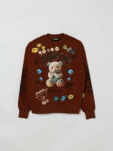 �o���E�L�b�Y BARROW KIDS �N���[�l�b�N�W�����p�[ �j�b�g�E�F�A �{�[�C�Y �u���E�� Crew neck jumpers S6BKJUSW078 �֐� �������� 2026SS gi
