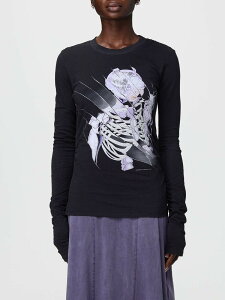 �A���[���K�V�[ OUR LEGACY T�V���c �g�b�v�X ���f�B�[�X �u���b�N T-shirts and tops W2266SCA ~ �֐� �������� 2026SS gi