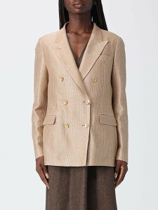 �^���A�g�[�� TAGLIATORE �X�[�c�W���P�b�g �X�[�c �W���P�b�g ���f�B�[�X �x�[�W�� Suit Jackets JPARIGI10BSVNOAMF340 Beige �֐� �������� 2026SS gi