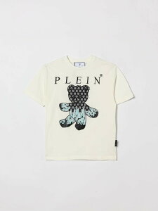 �t�B���b�v �v���C�� PHILIPP PLEIN �����O�X���[�uT�V���c T�V���c �{�[�C�Y �z���C�g Long sleeve t-shirts S6PHJBTH068 �֐� �������� 2026SS gi