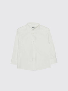 �W�[�V�[�f�B�[�G�X�@�W���j�A GCDS JUNIOR �V���c �{�[�C�Y �z���C�g Casual shirts C1BKQH518T330 �֐� �������� 2026SS gi