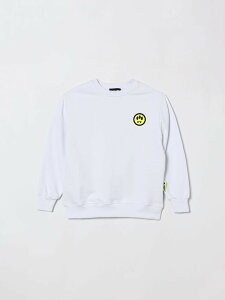 �o���E�L�b�Y BARROW KIDS �N���[�l�b�N�W�����p�[ �j�b�g�E�F�A �{�[�C�Y �z���C�g Crew neck jumpers S6BKJUSW241 �֐� �������� 2026SS gi