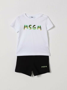 �G���G�X�W�[�G�� MSGM KIDS �g���b�N�X�[�c�@�Z�b�g�A�b�v �x�r�[�E�F�A �x�r�[���j�Z�b�N�X �z���C�g Tracksuits S6MSUNTR263 �֐� �������� 2026SS gi