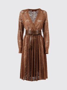 �}�b�N�X�}�[�� �X�e���f�B�I MAX MARA STUDIO �����s�[�X �h���X ���f�B�[�X �u���E�� Dresses 2526236041600 �֐� �������� 2025AW gi