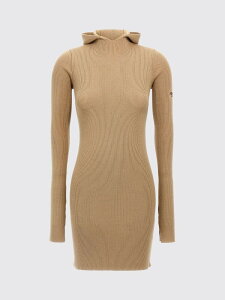 �t�F���f�B FENDI �����s�[�X �h���X ���f�B�[�X �u���E�� Dresses FZDC60ASJK �֐� �������� 2025AW gi