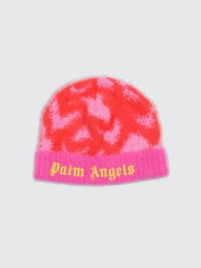 �p�[���E�G���W�F���X PALM ANGELS �n�b�g �X�q �{�[�C�Y �s���N Hats PGLC006F25KNI002 Pink �֐� �������� 2025AW gi