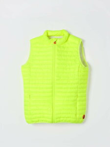 �Z�[�u�E�U�E�_�b�N SAVE THE DUCK �E�G�X�g�R�[�g �x�X�g �{�[�C�Y �C�G���[ Waistcoats J82430XFLUO18 �֐� �������� 2024SS gi
