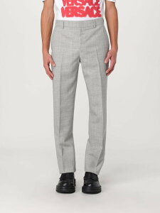 ���F���T�[�` VERSACE �Y�{�� �p���c �����Y �O���[ Trousers 10109821A11264 �֐� �������� 2024AW gi