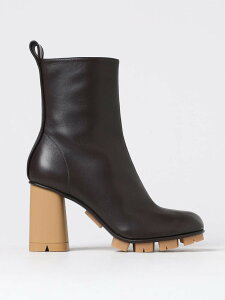 �{�b�e�K ���F�l�^ BOTTEGA VENETA �u�[�c ���f�B�[�X �u���E�� Boots 796507V4PS0 �֐� �������� 2024AW gi