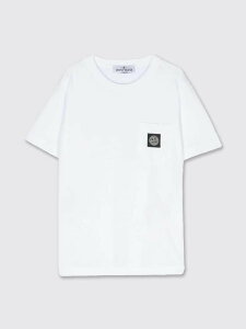 �X�g�[�� �A�C�����h STONE ISLAND JUNIOR �����O�X���[�uT�V���c T�V���c �{�[�C�Y �z���C�g Long sleeve t-shirts 20347 �֐� �������� 2025AW gi