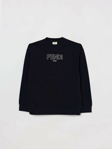 FENDI FENDI �N���[�l�b�N�W�����p�[ �j�b�g�E�F�A �{�[�C�Y �u���[ Crew neck jumpers JUH1085V0 �֐� �������� 2026SS gi