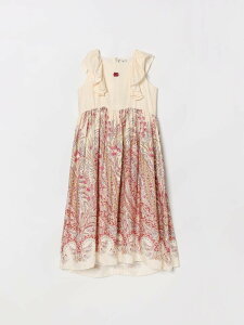 �G�g�� ETRO �����O�h���X �h���X �K�[���Y �x�[�W�� Long dresses GY1A10S0221 Cream �֐� �������� 2026SS gi