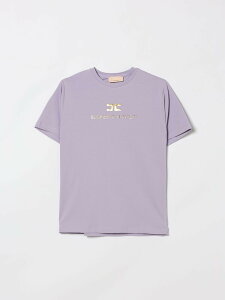 �G���U�x�b�^ �t�����L ELISABETTA FRANCHI LA MIA BAMBINA �����O�X���[�uT�V���c T�V���c �K�[���Y Long sleeve t-shirts EFTS2600JE006 �֐� �������� 2026SS gi
