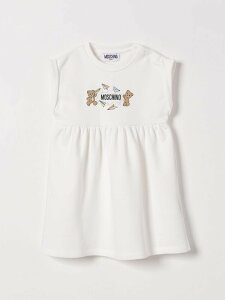���X�L�[�m MOSCHINO �����s�[�X �h���X �{�[�C�Y �z���C�g Dresses MDV0DFLCA86 �֐� �������� 2026SS gi