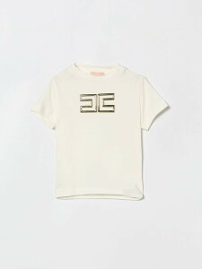 �G���U�x�b�^ �t�����L ELISABETTA FRANCHI LA MIA BAMBINA �����O�X���[�uT�V���c T�V���c �K�[���Y Long sleeve t-shirts EGTS1070JE006 �֐� �������� 2026SS gi