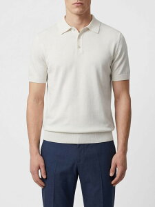 �p�I���y�R�� PAOLO PECORA �|���V���c �����Y �z���C�g Polo shirts A007F100 �֐� �������� 2026SS gi