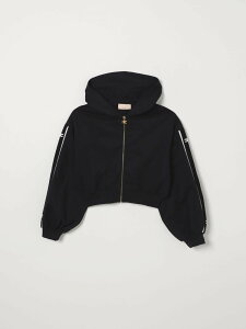 �G���U�x�b�^ �t�����L ELISABETTA FRANCHI LA MIA BAMBINA �N���[�l�b�N�W�����p�[ �j�b�g�E�F�A �K�[���Y �u���b�N Crew neck jumpers EFFE1670FF002 �֐� �������� 2026SS gi