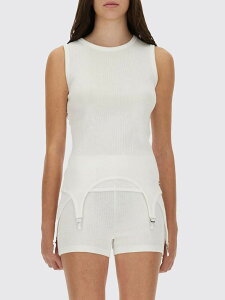 �W�����|�[���E�S���`�G JEAN PAUL GAULTIER T�V���c �g�b�v�X ���f�B�[�X �z���C�g T-shirts and tops TO387J014 �֐� �������� 2025AW gi