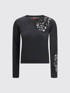�}�b�N�X�}�[�� �X�e���f�B�I MAX MARA STUDIO �Z�[�^�[ �j�b�g�E�F�A ���f�B�[�X �u���b�N Knitwear 2616361025600 �֐� �������� 2026SS gi