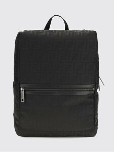 �t�F���f�B FENDI �����b�N�T�b�N �o�b�N�p�b�N �����Y �u���b�N Backpacks 7VZ091AVC6 �֐� �������� 2026SS gi