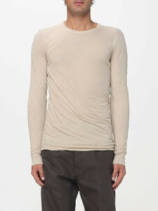 ���b�N �I�E�G���X RICK OWENS T�V���c �����Y �x�[�W�� T-shirts RU01F2257UCDB1 �֐� �������� 2026SS gi