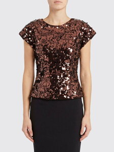 �K�j�[ GANNI T�V���c �g�b�v�X ���f�B�[�X �u���b�N T-shirts and tops A1040100 �֐� �������� 2026SS gi