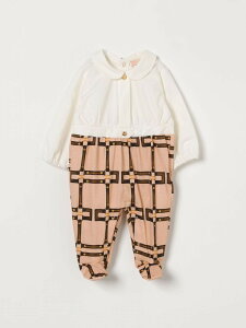 �G���U�x�b�^ �t�����L ELISABETTA FRANCHI LA MIA BAMBINA �p�W���} �Z�b�g�A�b�v �K�[���Y �u���E�� Nightwear ENTU1520JFE01 �֐� �������� 2026SS gi