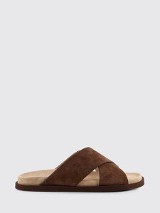 �u���l�� �N�`�l�� BRUNELLO CUCINELLI �t���b�g�V���[�Y �T���_�� �����Y Flat Shoes MZUSOLY327 �֐� �������� 2026SS gi