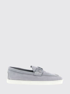 �N���X�`�������u�^�� CHRISTIAN LOUBOUTIN ���[�t�@�[ �����Y �O���[ Loafers 1260680 �֐� �������� 2026SS gi