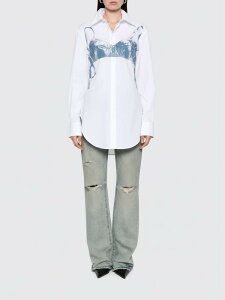 �W�����|�[���E�S���`�G JEAN PAUL GAULTIER �V���c ���f�B�[�X �z���C�g Shirts ST053C071011 �֐� �������� 2026SS gi