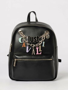 �W���X�g �J���@�� JUST CAVALLI �����b�N�T�b�N �o�b�N�p�b�N ���f�B�[�X �u���b�N Backpacks and bum bags 80RA4BE6ZSD85 �֐� �������� 2026SS gi
