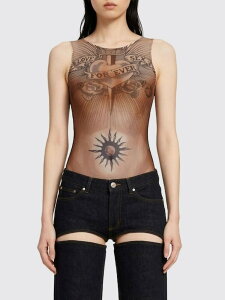 �W�����|�[���E�S���`�G JEAN PAUL GAULTIER T�V���c �g�b�v�X ���f�B�[�X �u���E�� T-shirts and tops TO457M026P6360 �֐� �������� 2026SS gi